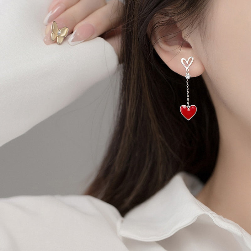 Heart earrings