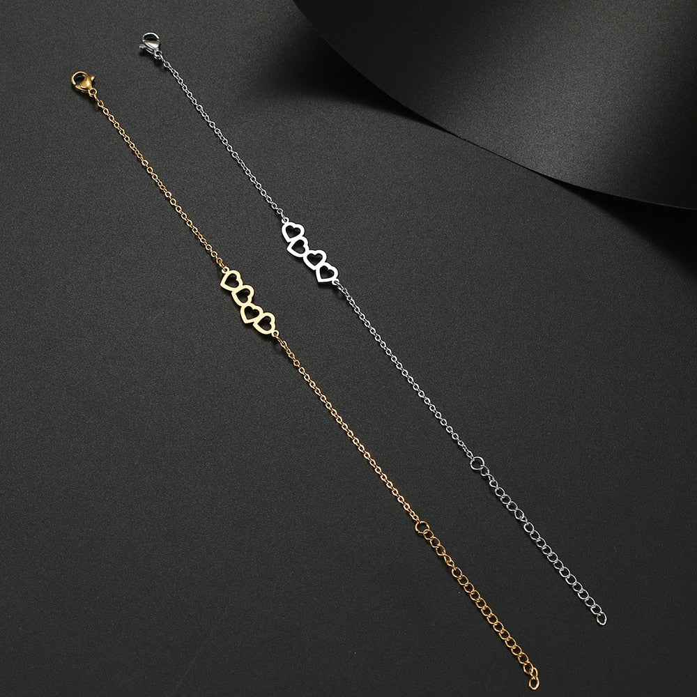 Bracelet with hearts