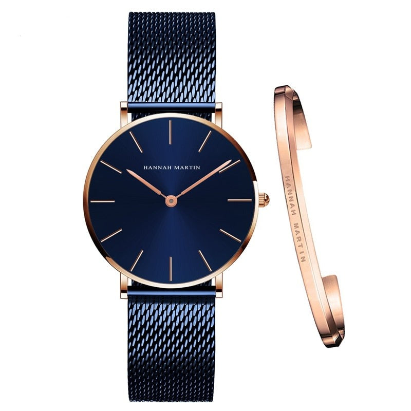 Women's watch with an open bracelet