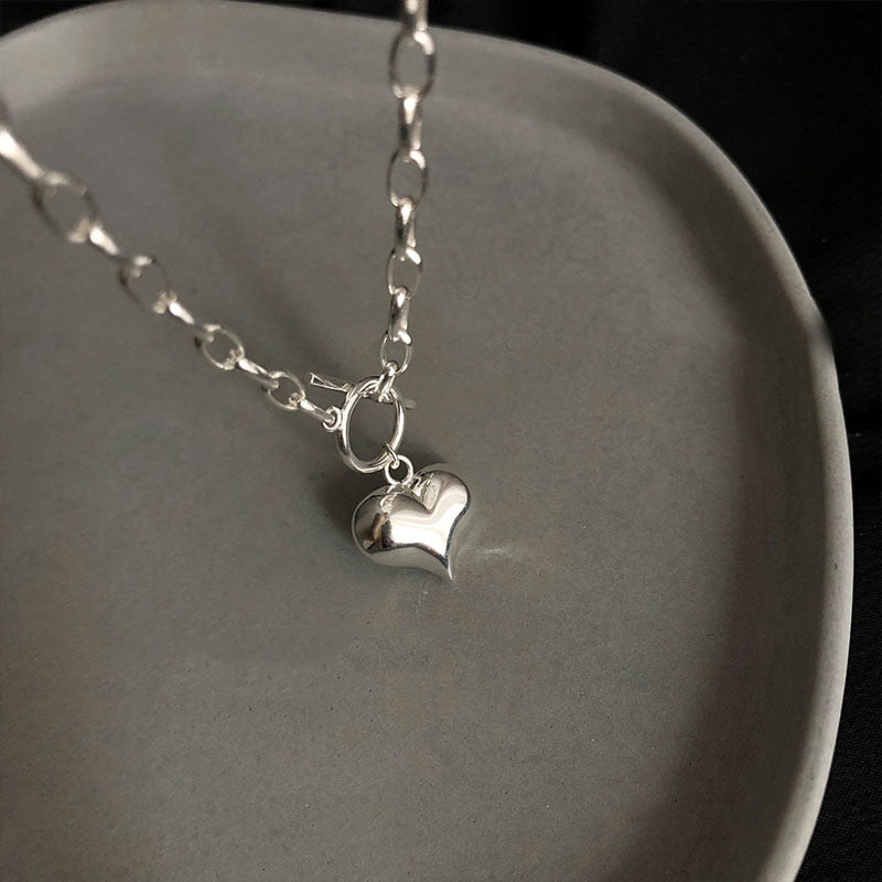 Necklace with a pendant - heart