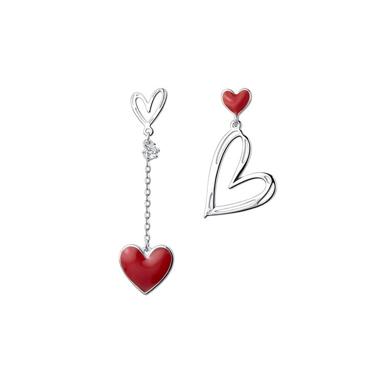 Heart earrings
