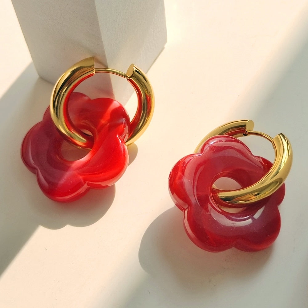 Acrylic earrings