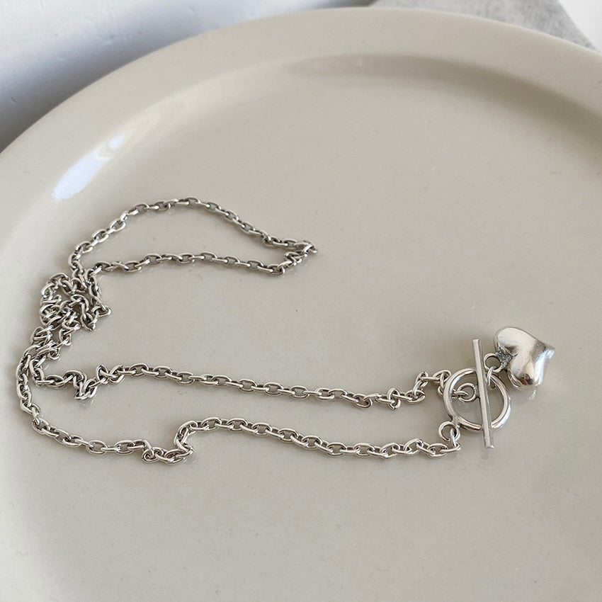 Necklace with a pendant - heart