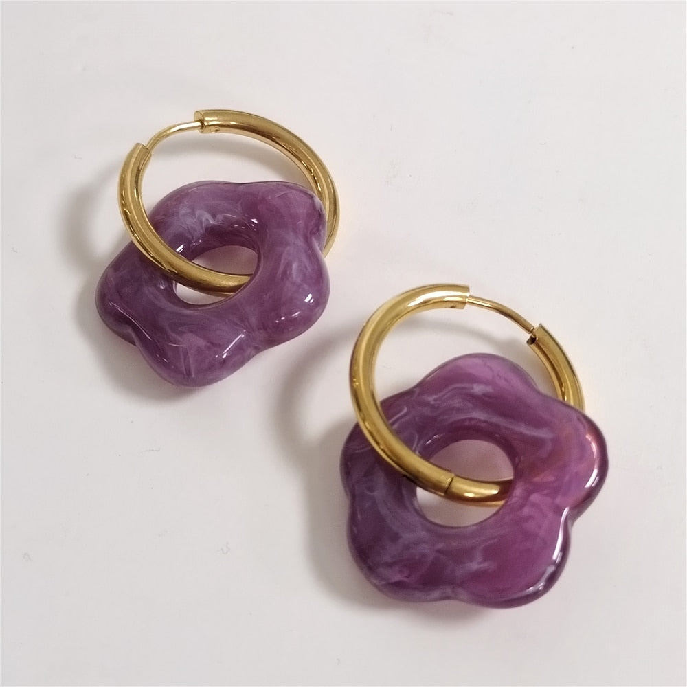 Acrylic earrings