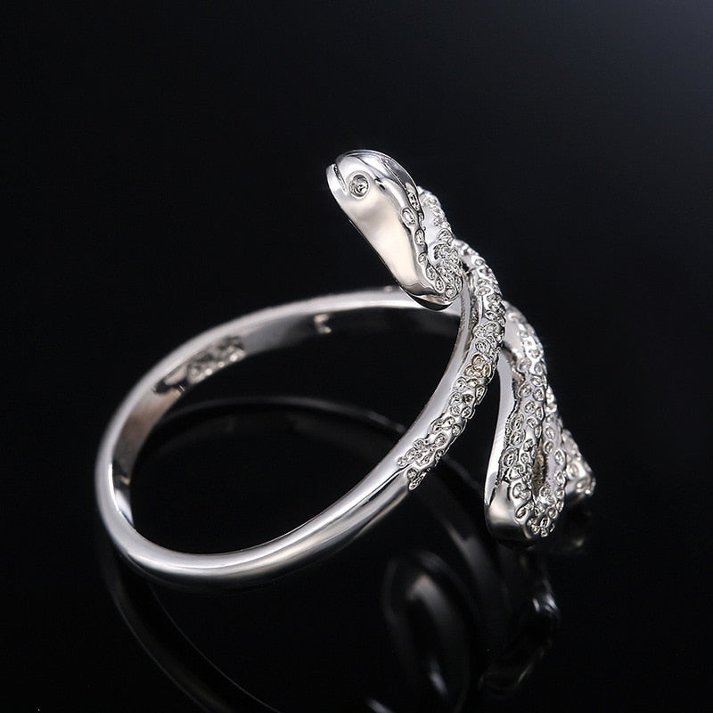 Ring with snake motif