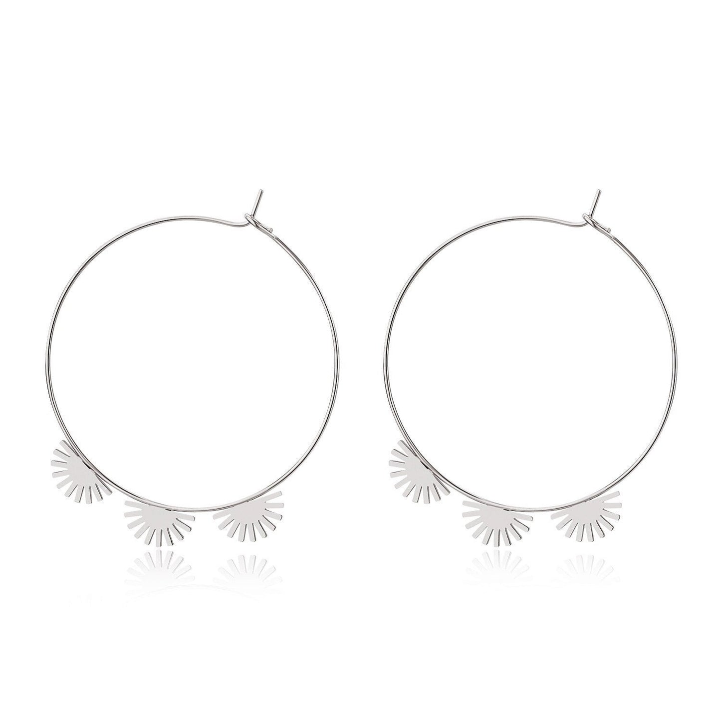 Circle earrings