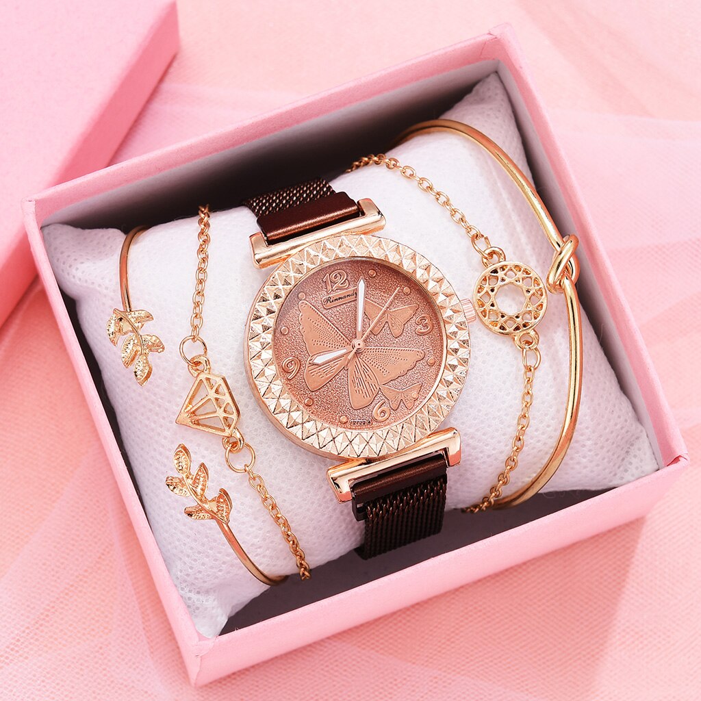 Ladies' watch with bracelet set