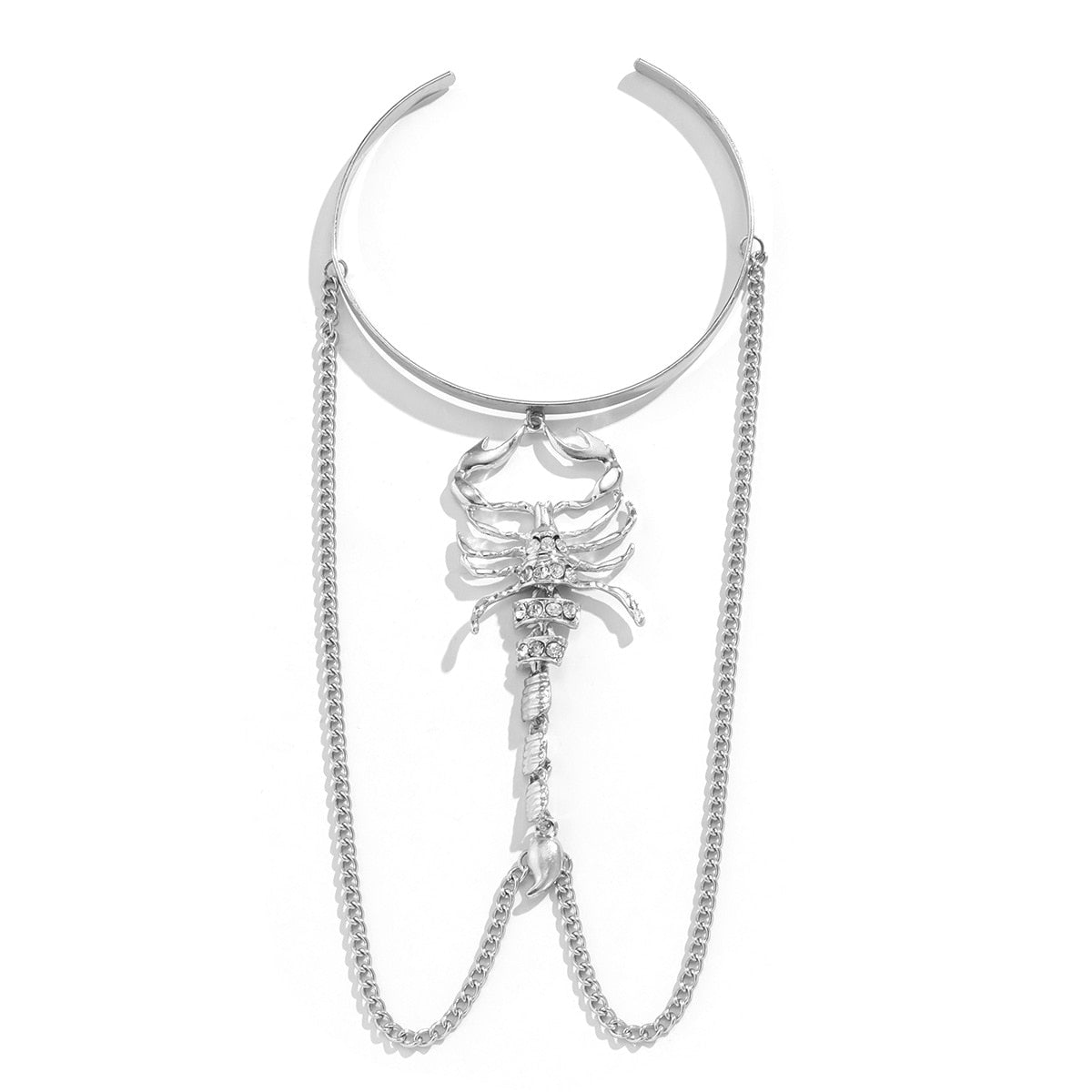 Shoulder chain with scorpion motif