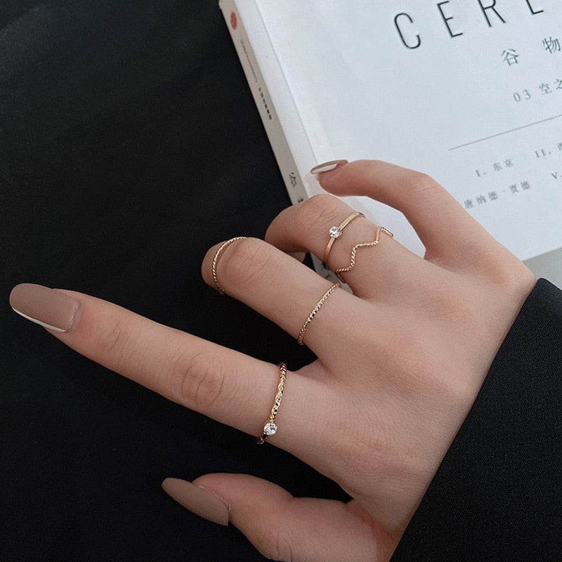 Thin ring set