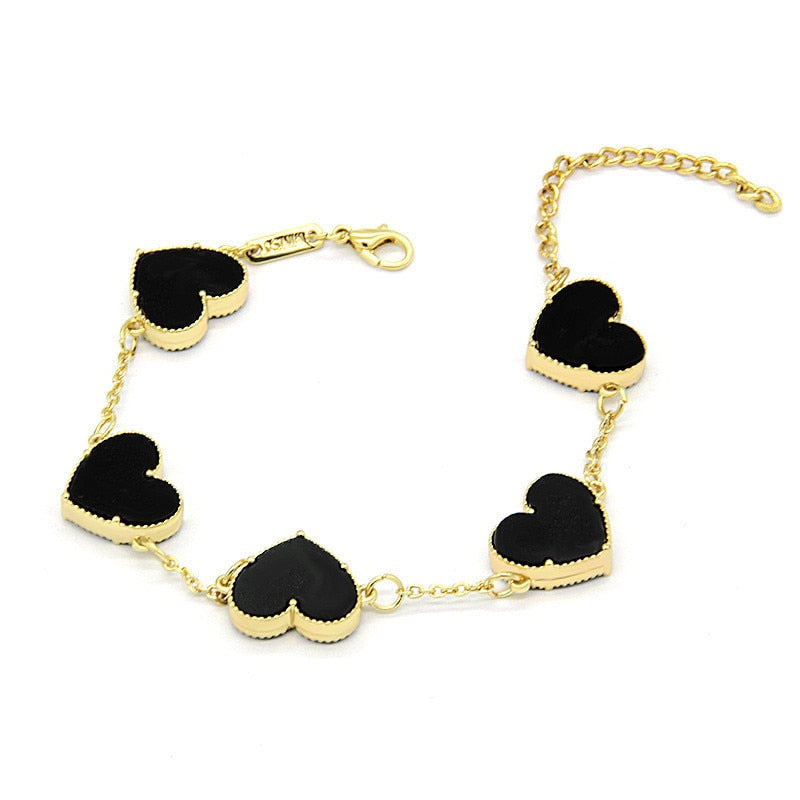 Bracelet with hearts