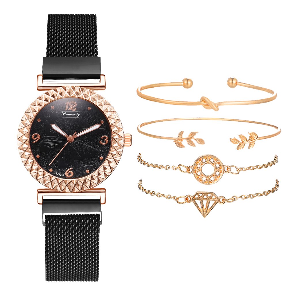 Ladies' watch with bracelet set
