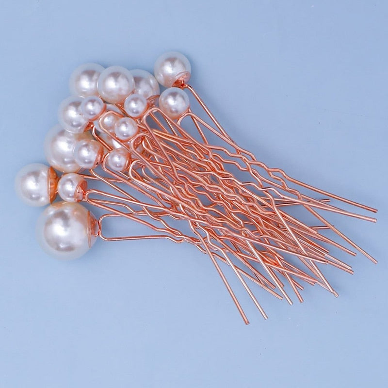 Pearl hairpin set