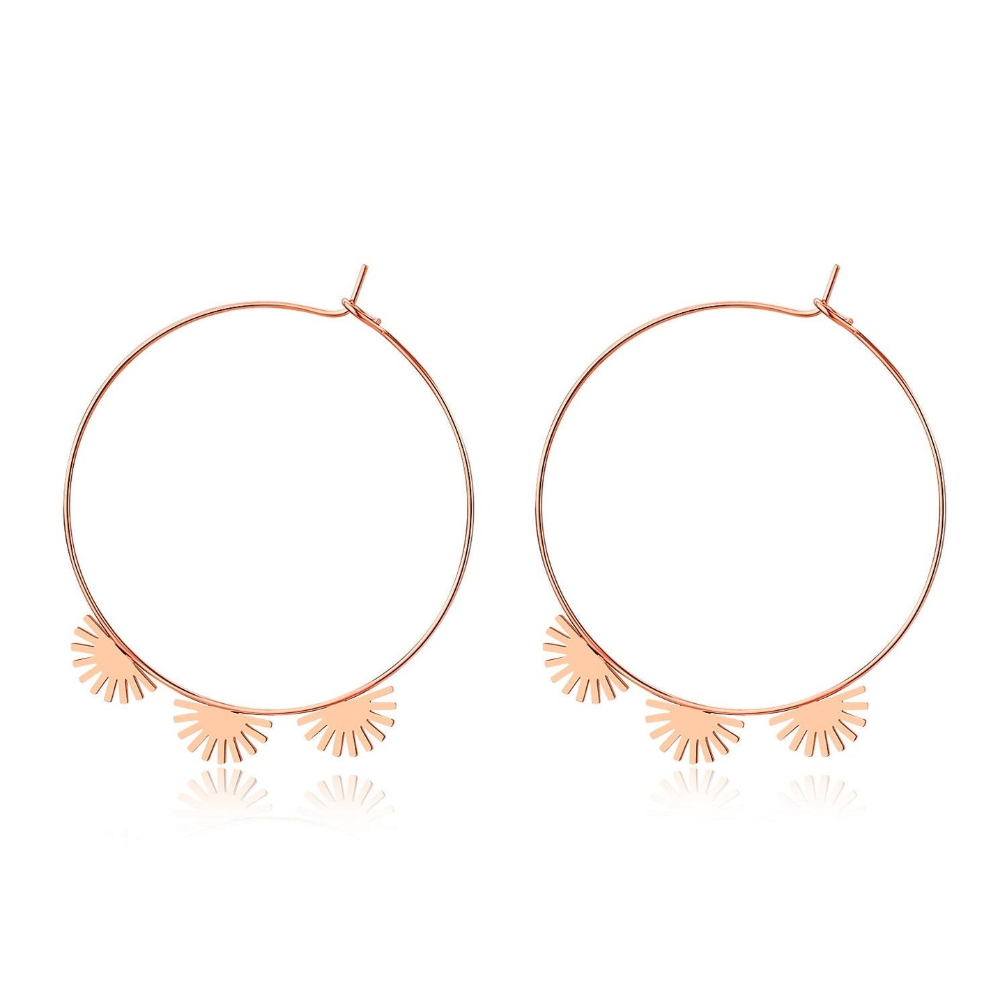 Circle earrings