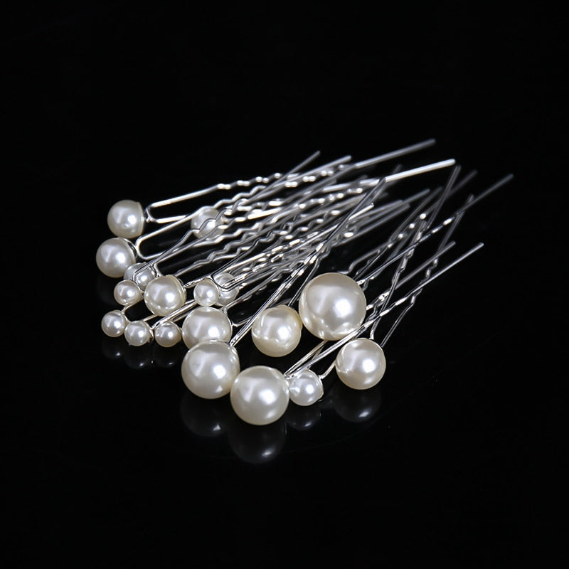 Pearl hairpin set