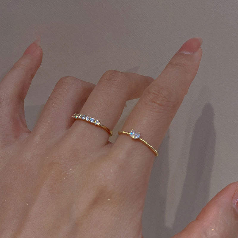 Minimalist ring set