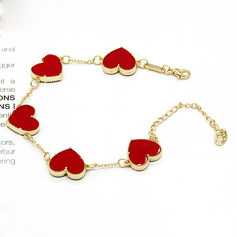 Bracelet with hearts