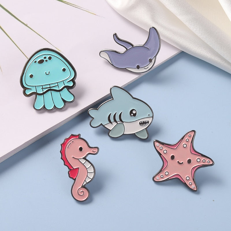 Pins - sea animals