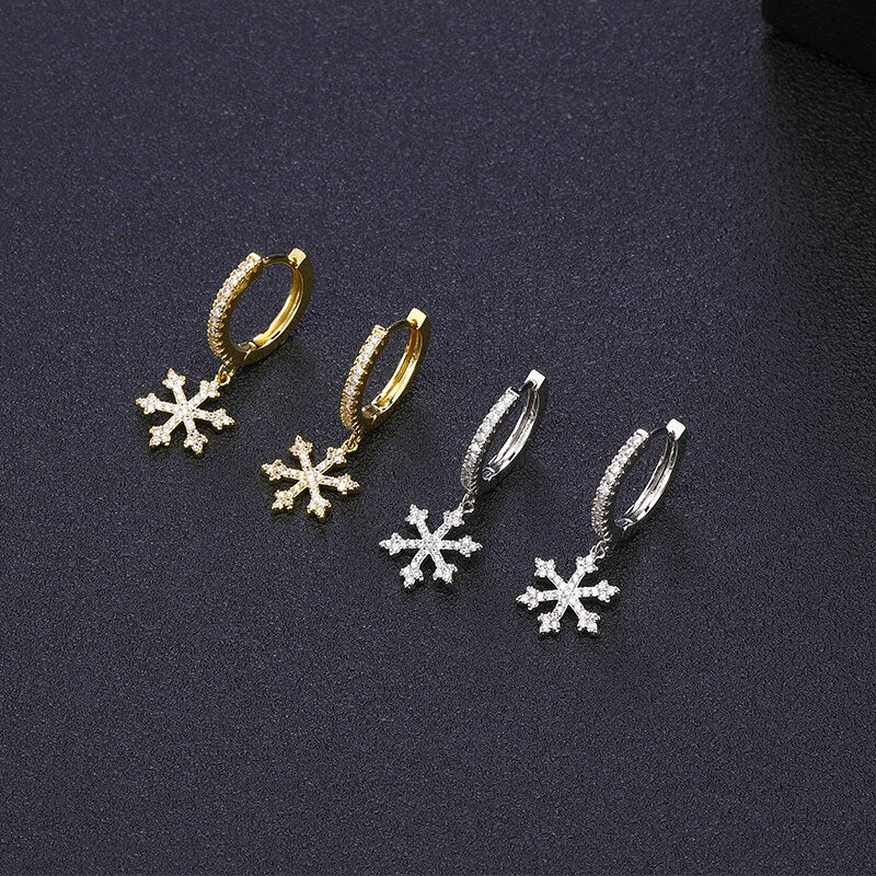 Earrings - snowflakes