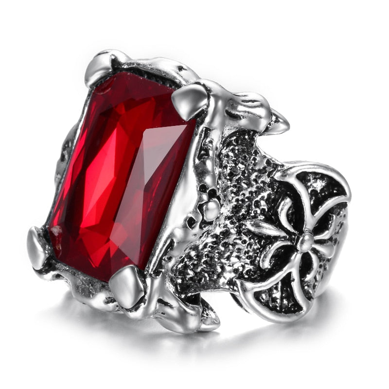 Ring with a colorful stone