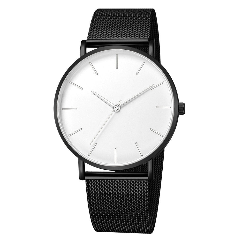 Minimalistic ladies watch on a bracelet