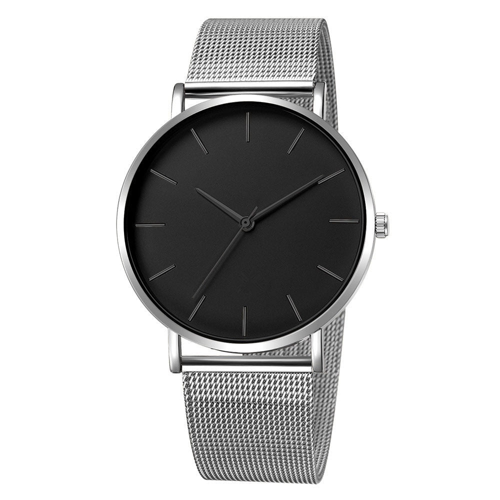 Minimalistic ladies watch on a bracelet
