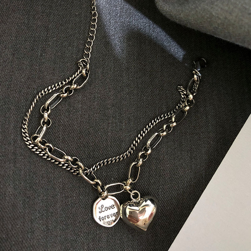 Double bracelet with pendants