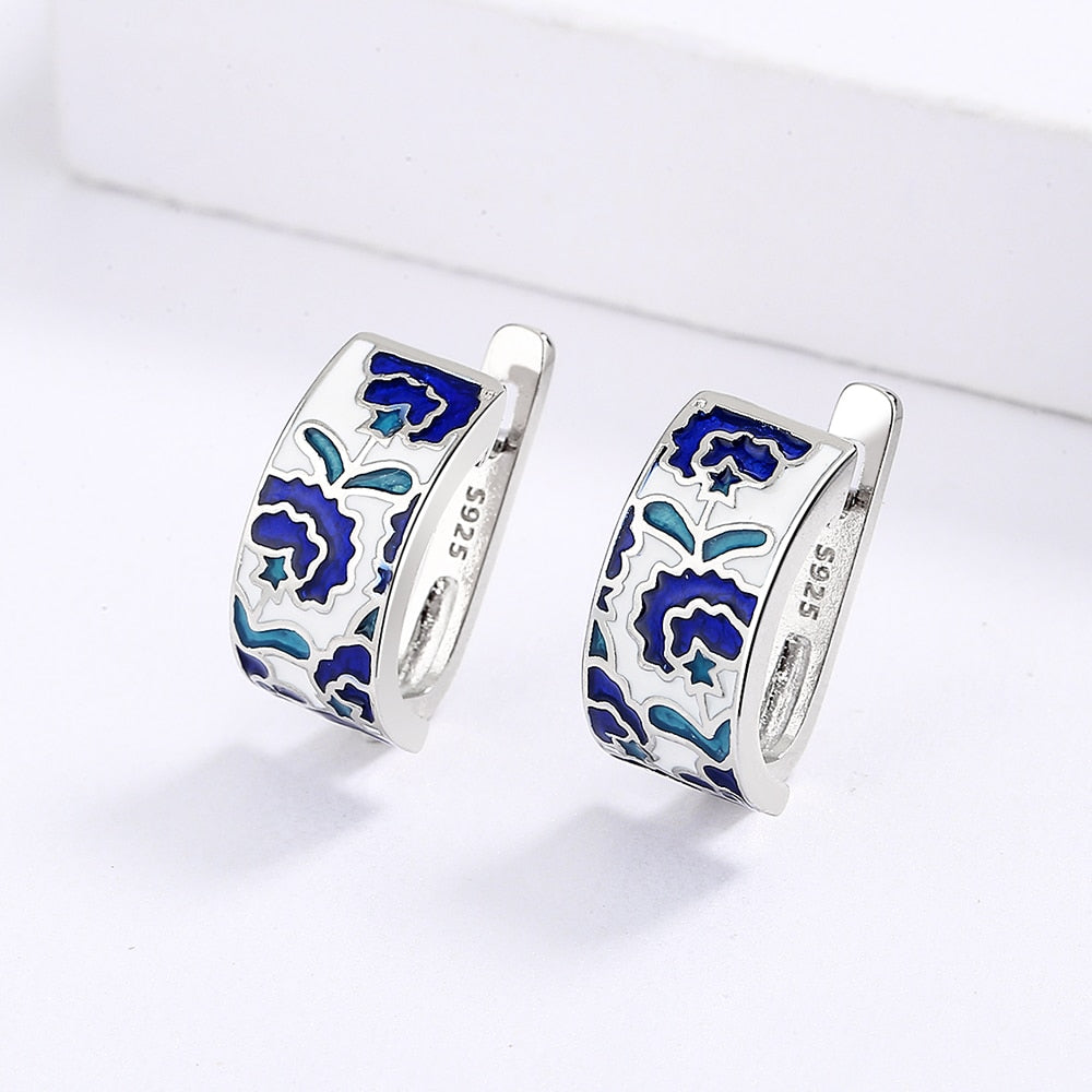 Hand-painted earrings