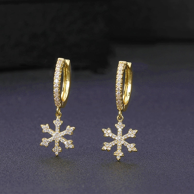 Earrings - snowflakes