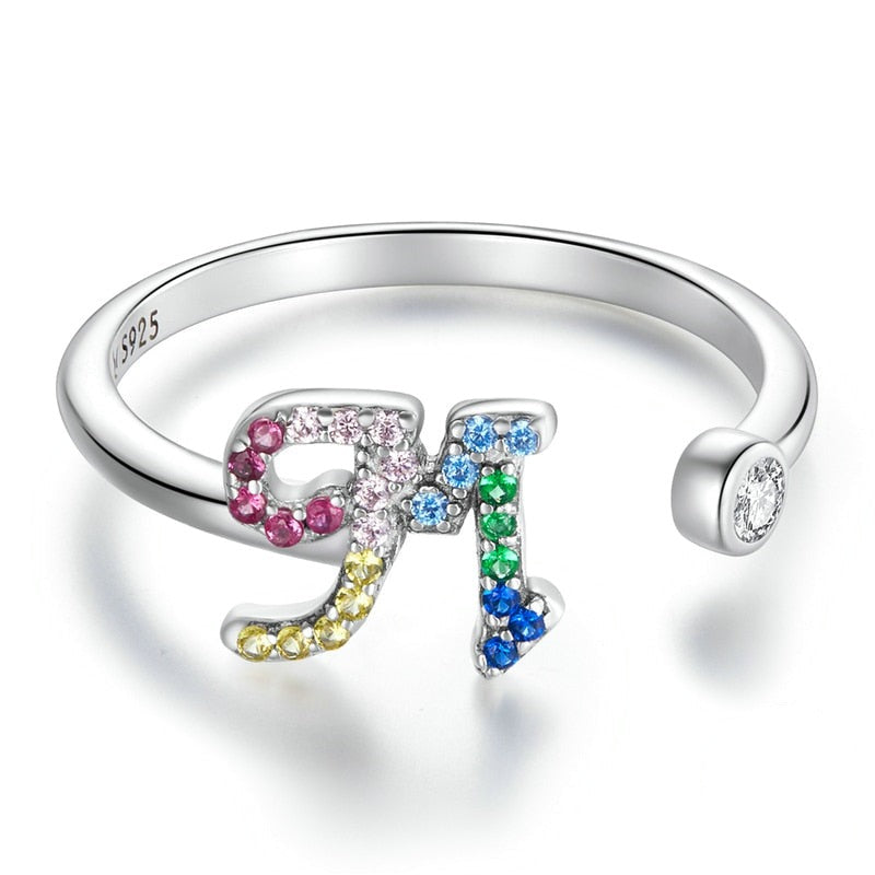 Ring with initial