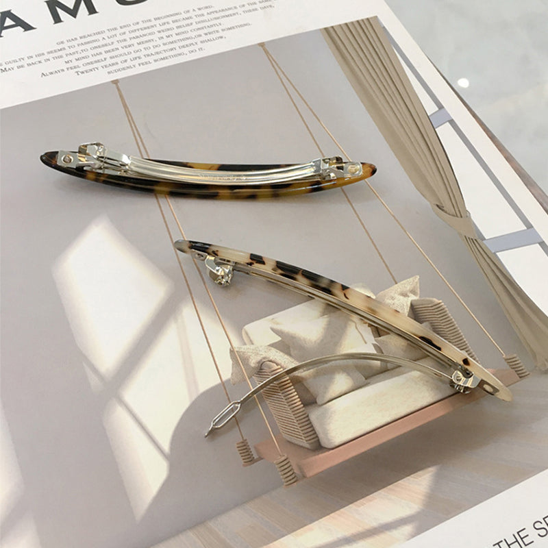 Acrylic rectangular hair clip