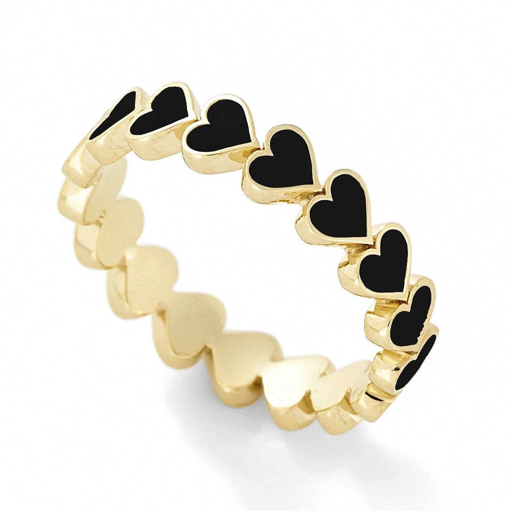 Ring with heart motif