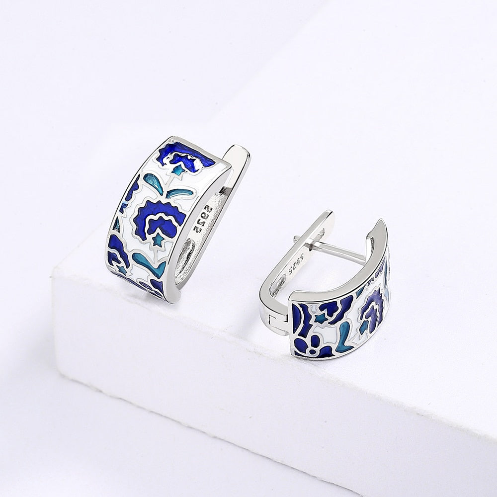 Hand-painted earrings