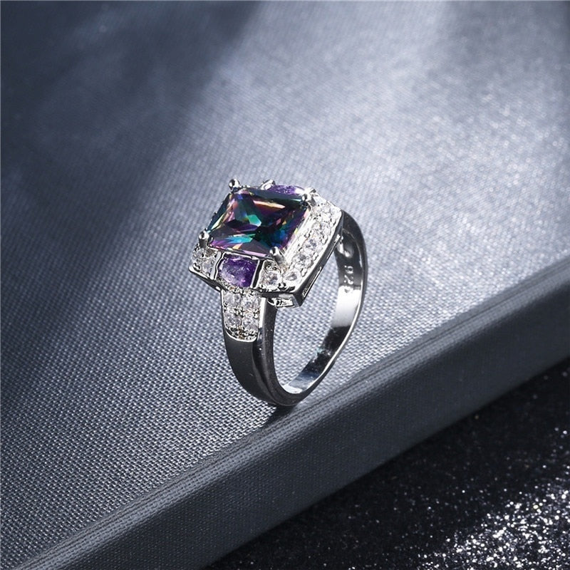 Ring with a colorful stone