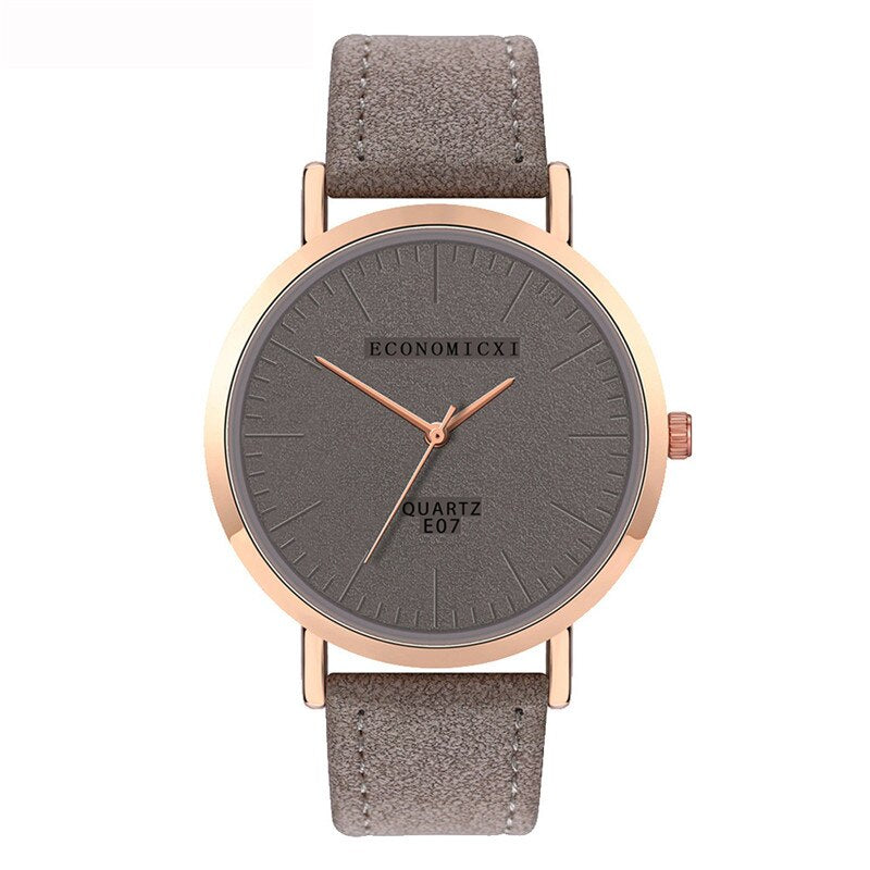 Ladies watch with a matte dial