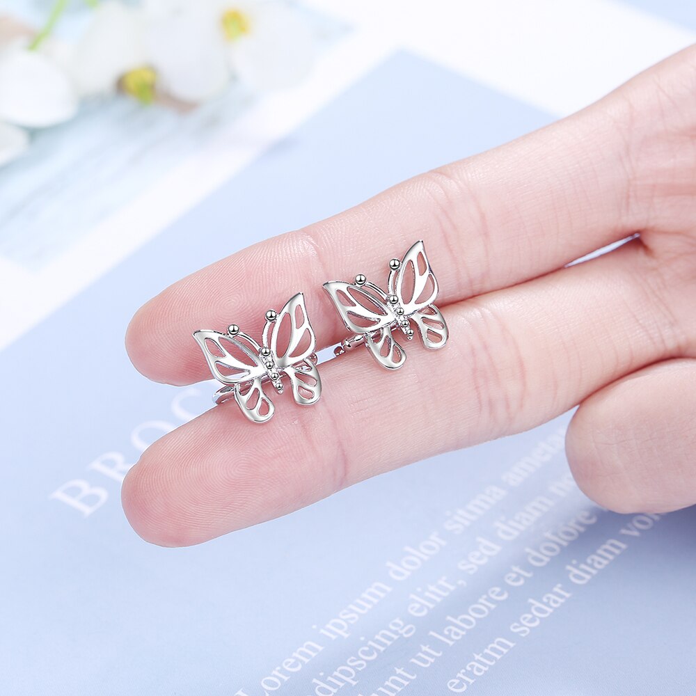 Silver earrings - ear cuffs