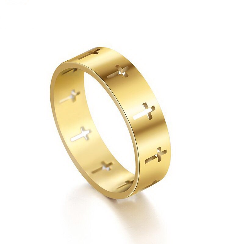Ring with a cross motif
