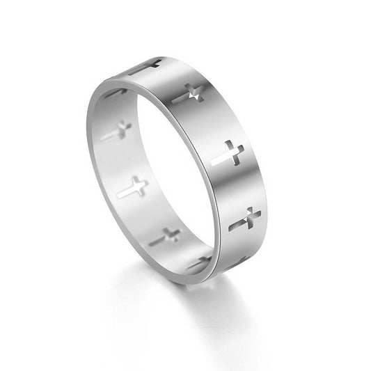 Ring with a cross motif