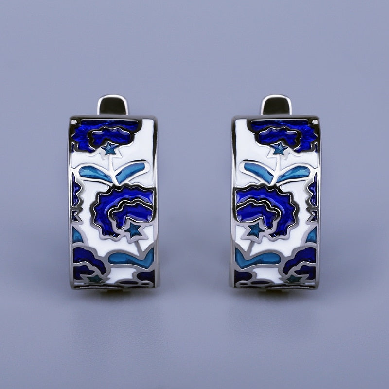 Hand-painted earrings