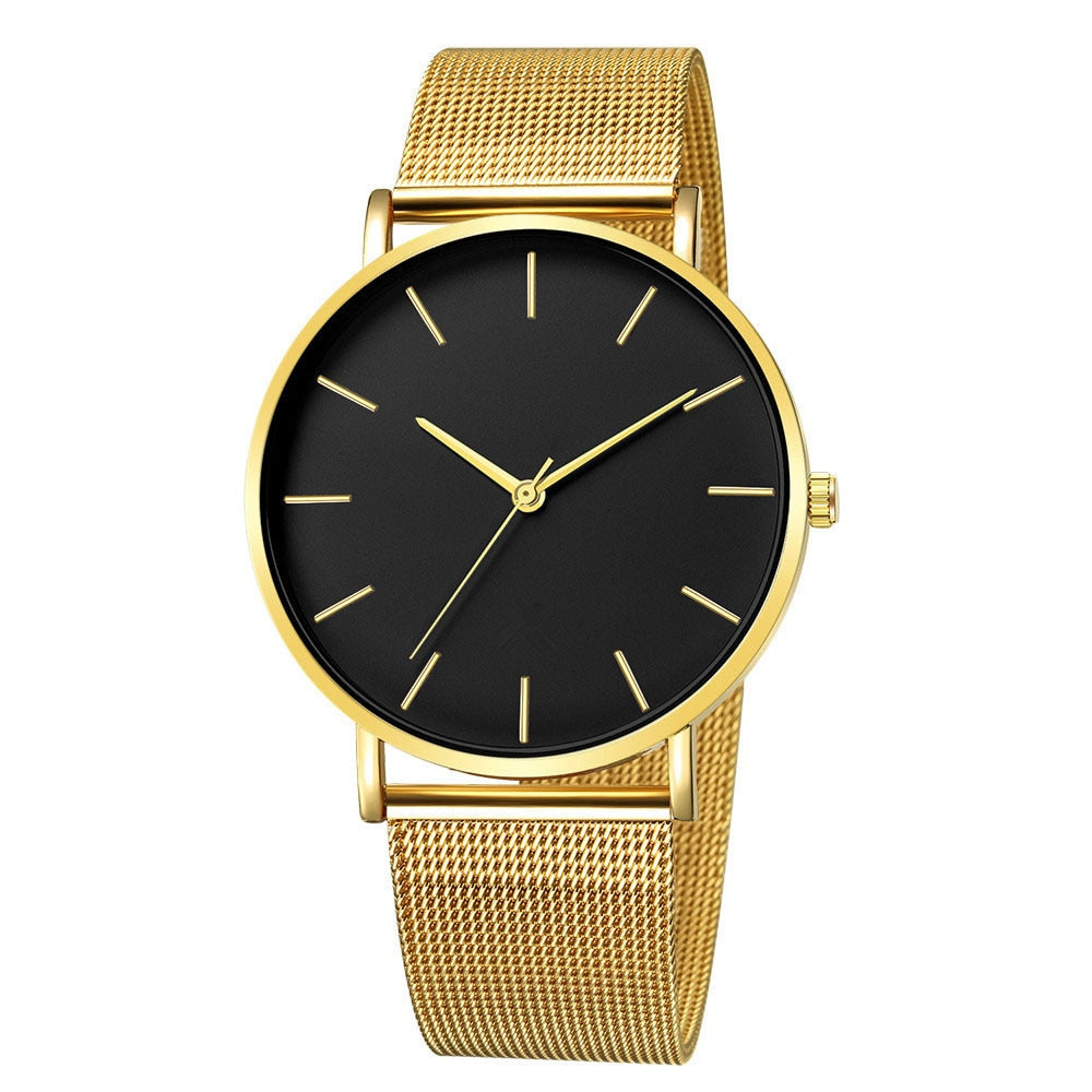 Minimalistic ladies watch on a bracelet