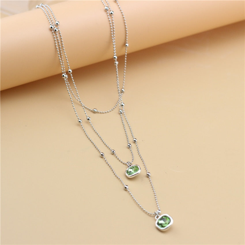 Jewelry set with colorful beads