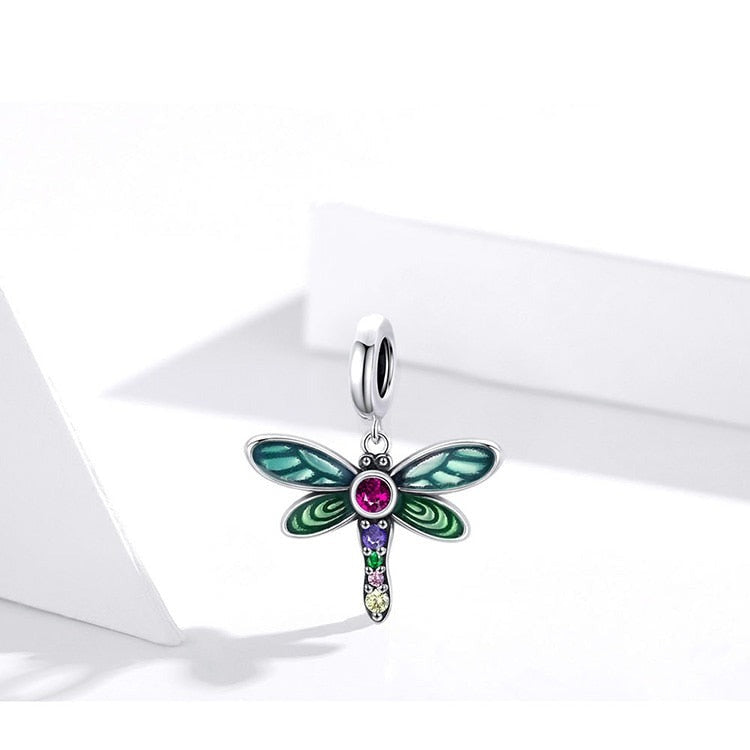 Modular pendant - Colorful dragonfly