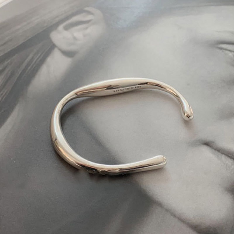 Classic silver-plated bracelet