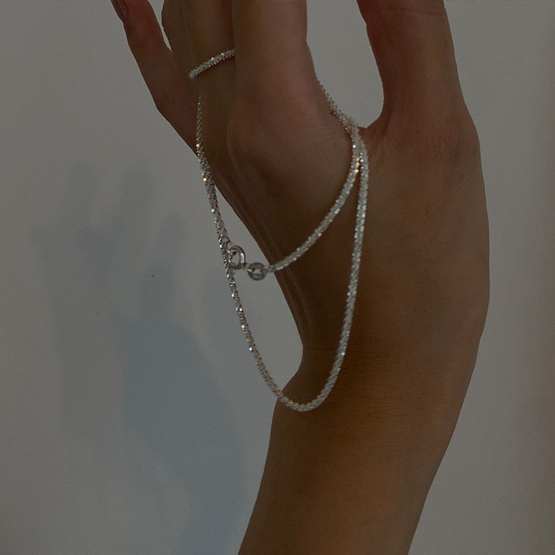 Silver necklace