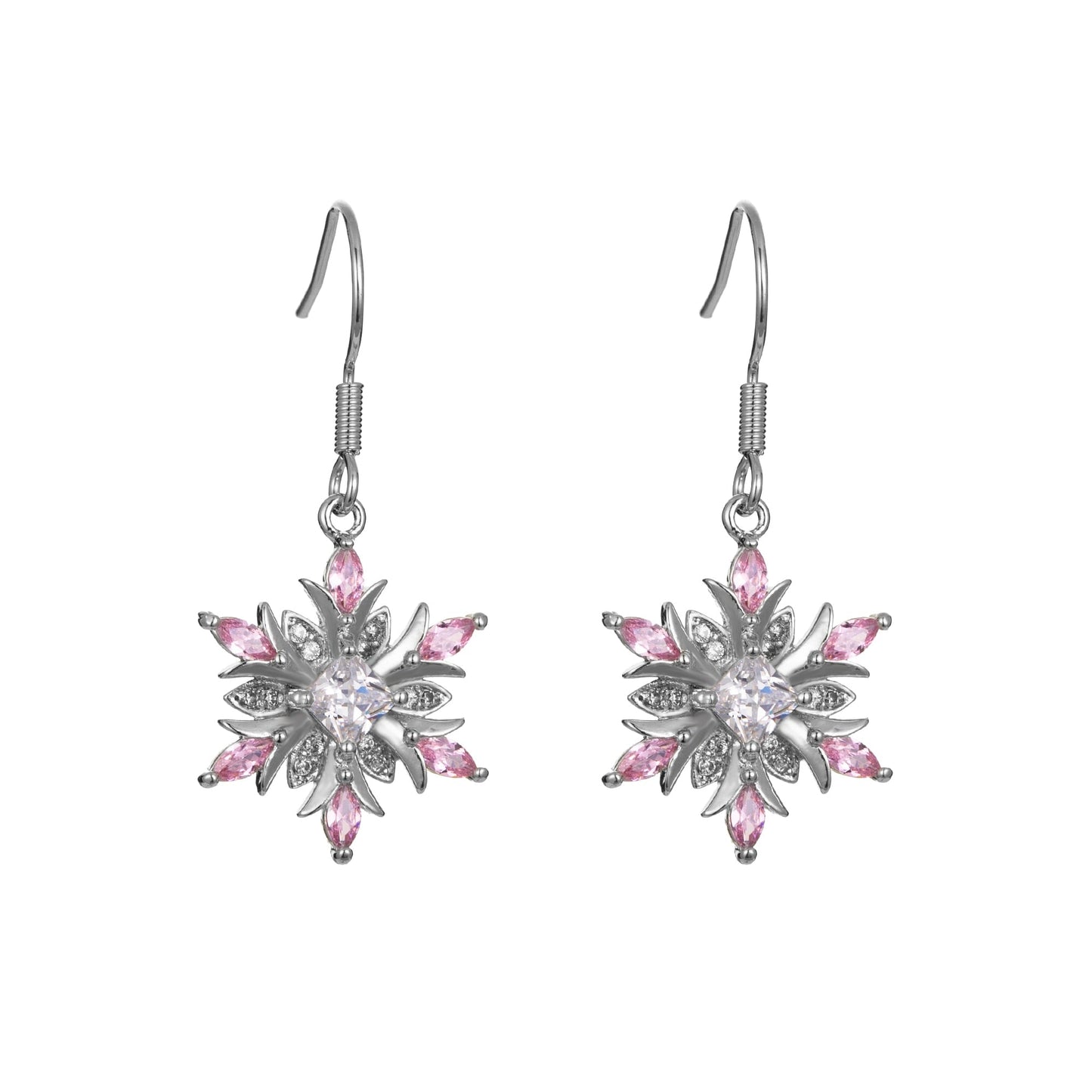 Earrings with a star motif