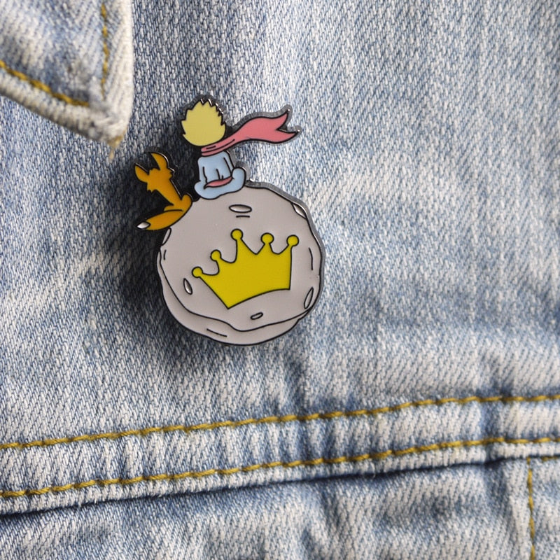 Pins with a motif of The Little Prince
