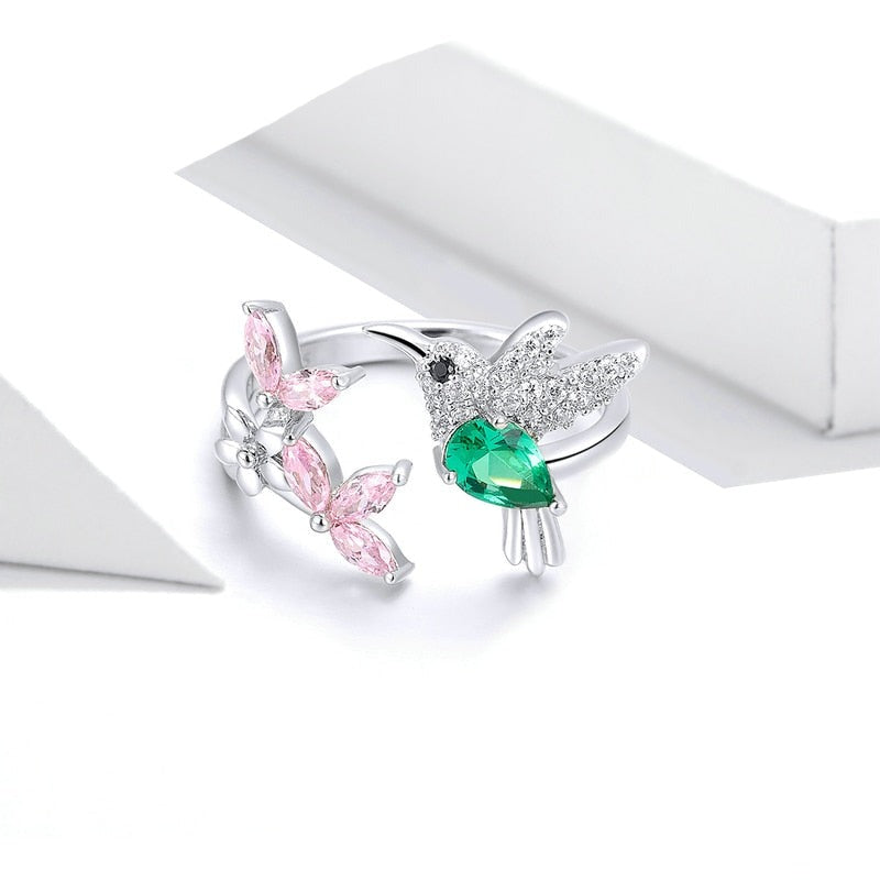 Open ring - Hummingbird