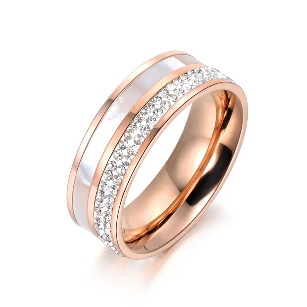 Band with zircons