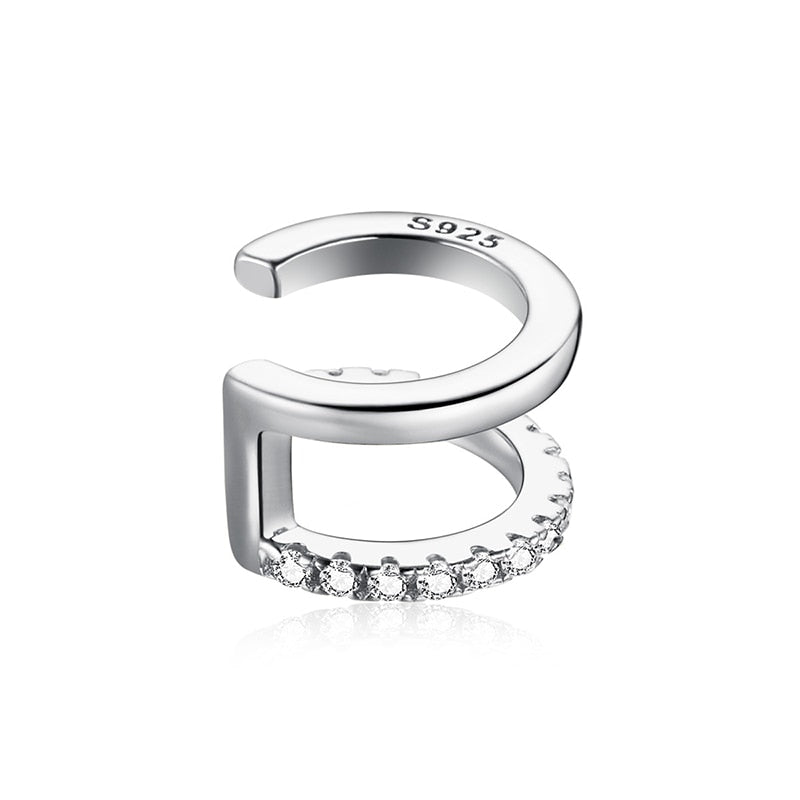Silver earring