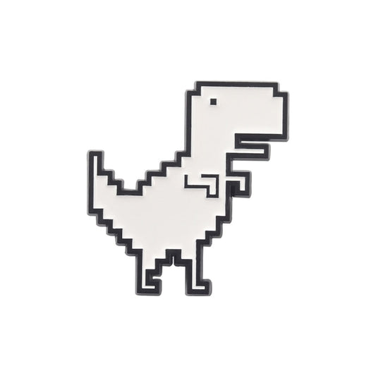 Pin - pixelated dinosaur