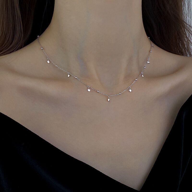 Necklace with small pendants